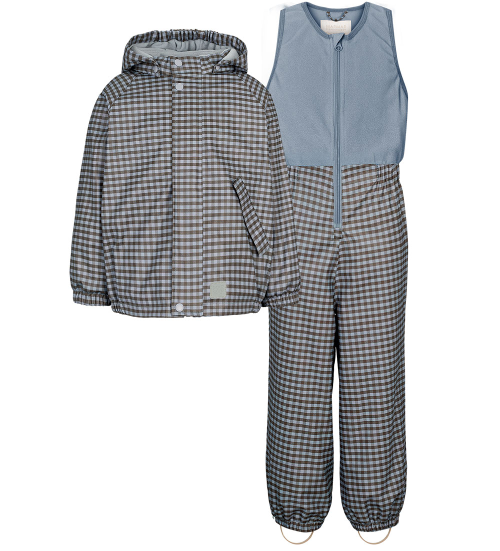 MarMar Rainwear w. Fleece - PU - OBO - Espresso Check