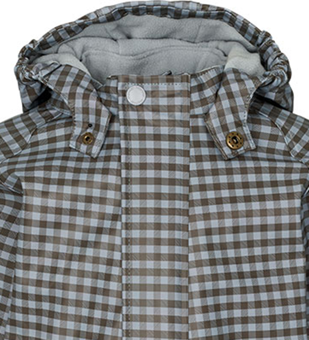 MarMar Rainsuit w. Fleece - PU - Orion - Espresso Check