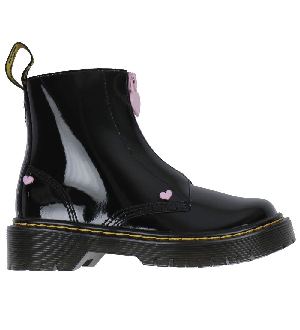 Bottes Dr. Martens - Bex Heart - Noir/Pale Pink