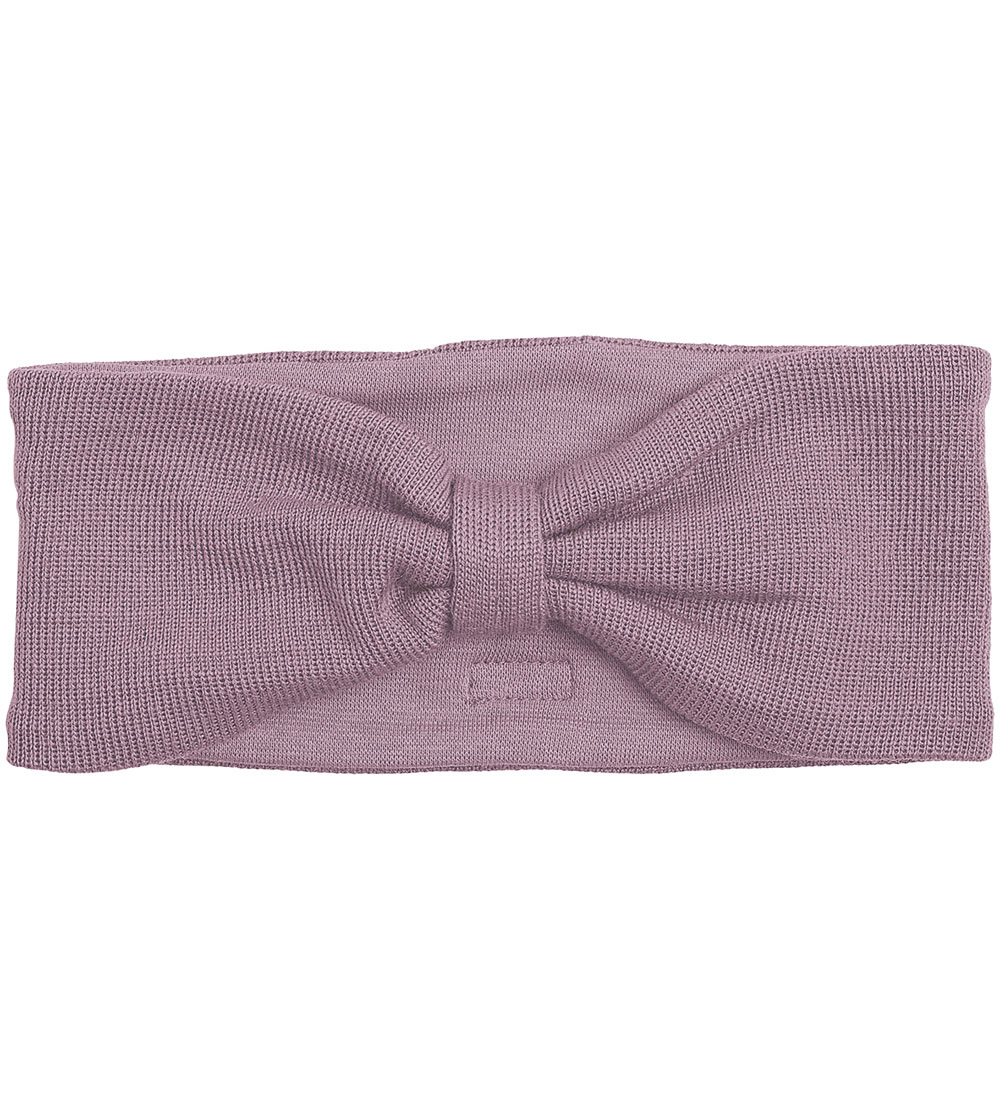 Bandeau Racing Kids - Laine/Coton - Elderberry av. Noeud Papillo