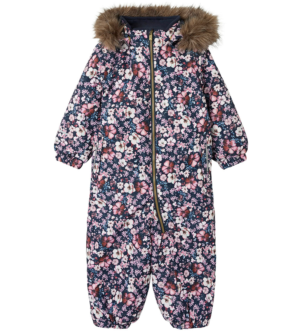 Name It Schneeanzug - Noos - NmfSnow10 - Dark Sapphire/Flower