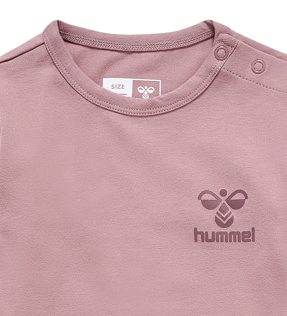 Hummel Bodysuit L/æ - hmlMino - Deauville Mauve