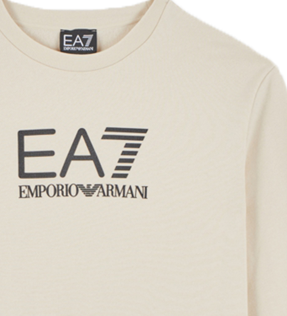 EA7 Collegegenser - Whitecap Grå m. Logo