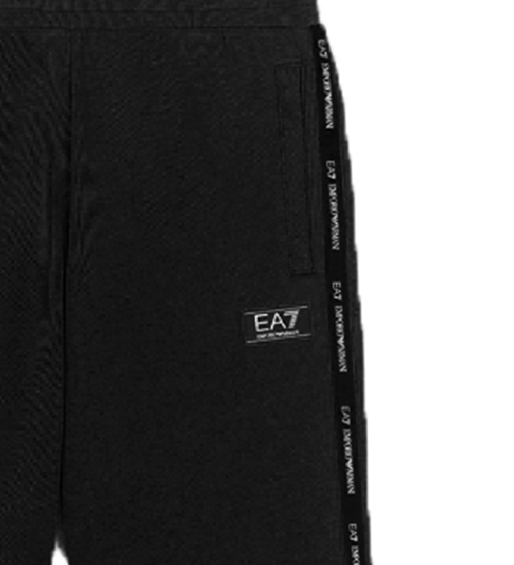 EA7 Joggingbroek - Zwart m. Logostreep