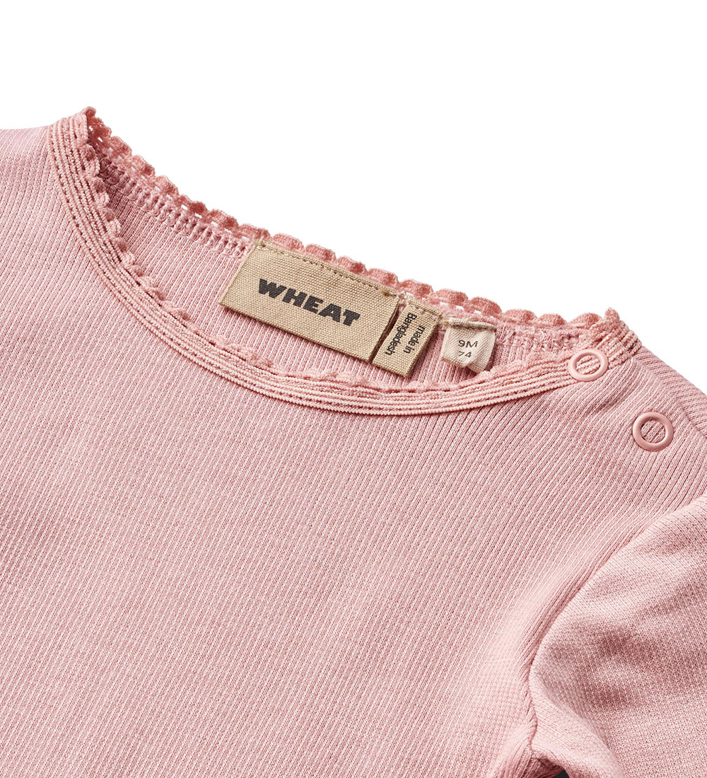 Wheat Blouse - Rib - Reese - Rose Frozen