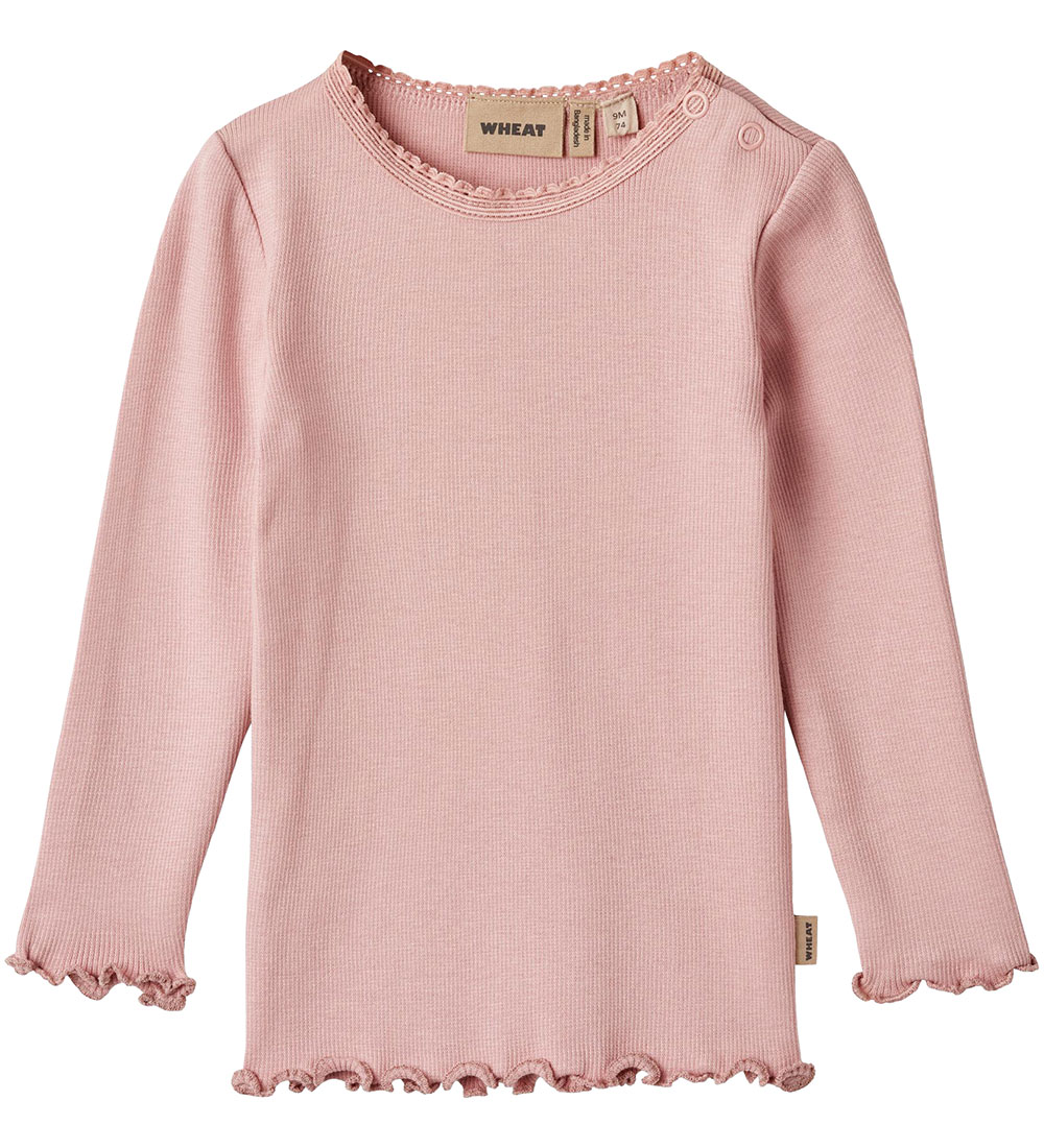 Wheat Blouse - Rib - Reese - Rose Frozen