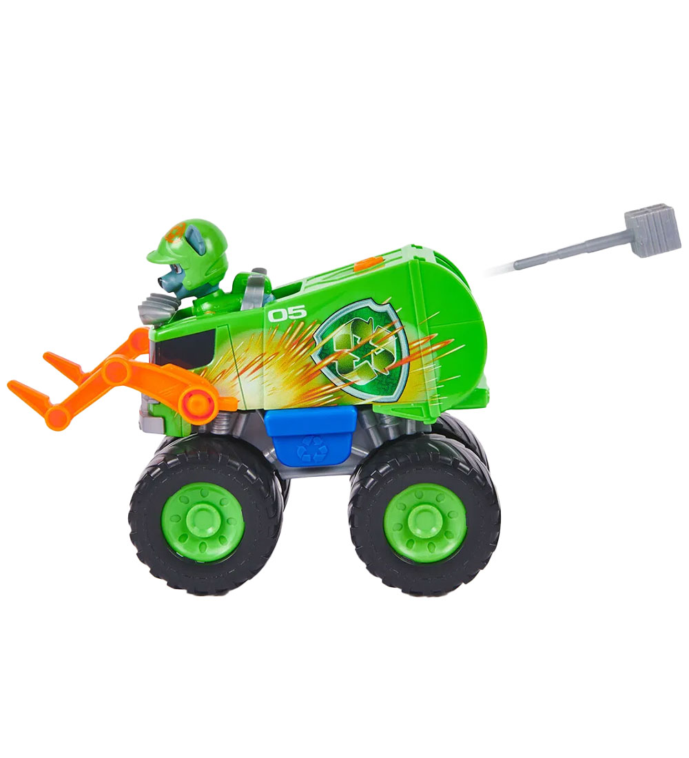Paw Patrol Leksaksbil - 15 cm - Rescue Wheels Sopbil m. Roc