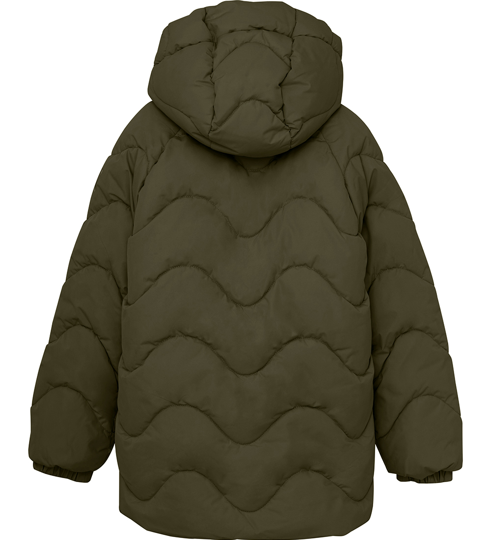 Color Kids Puffer Jacket - Quilted - Grape Leaf