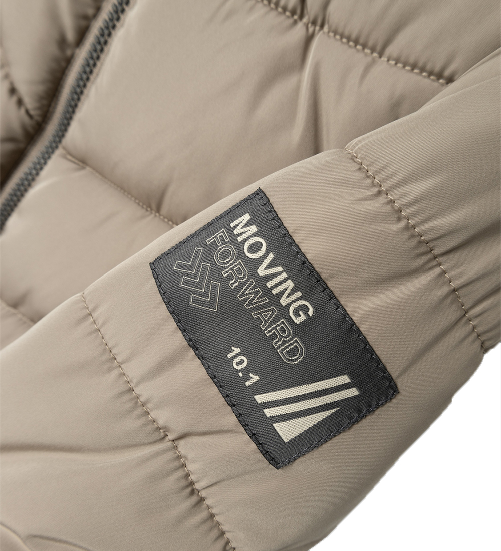 Name It Puffer Jacket - Fleece - NmmMathew - Desert Taupe