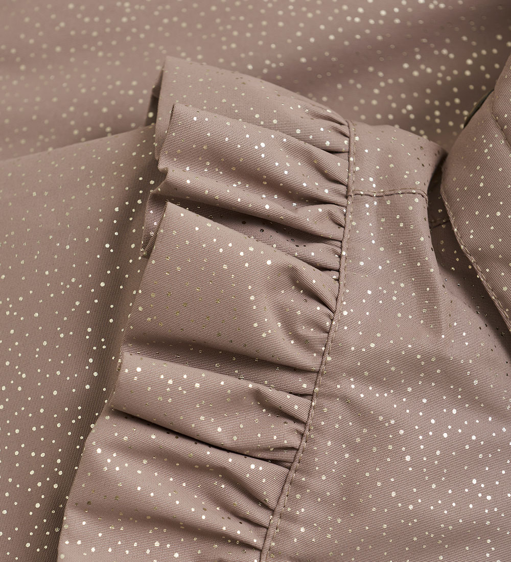 En Fant Snowsuit - Pine Bark w. Gold Dots