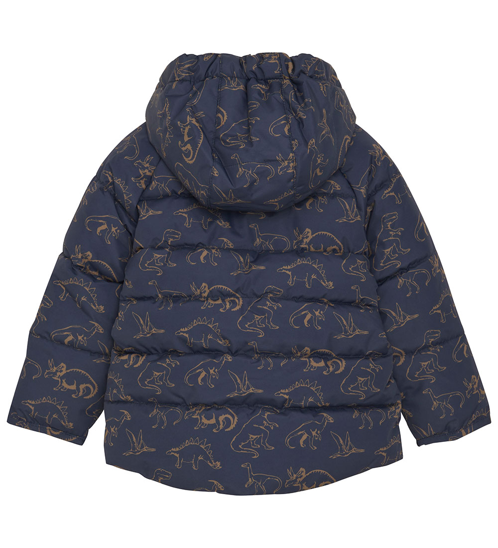 Minymo Puffer Jacket - Parisian Night w. Dinos
