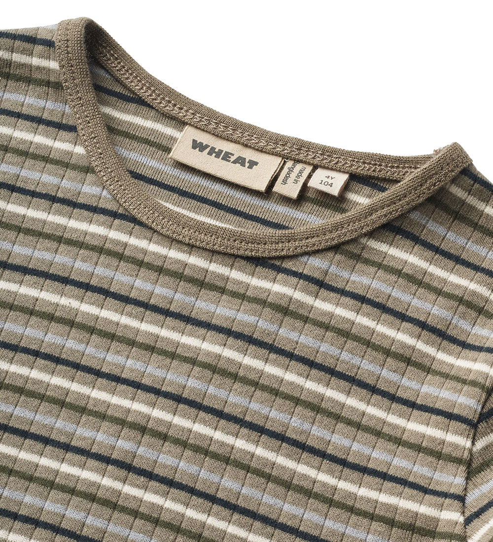 Wheat Blouse - Rib - Rise - Multi Stripe