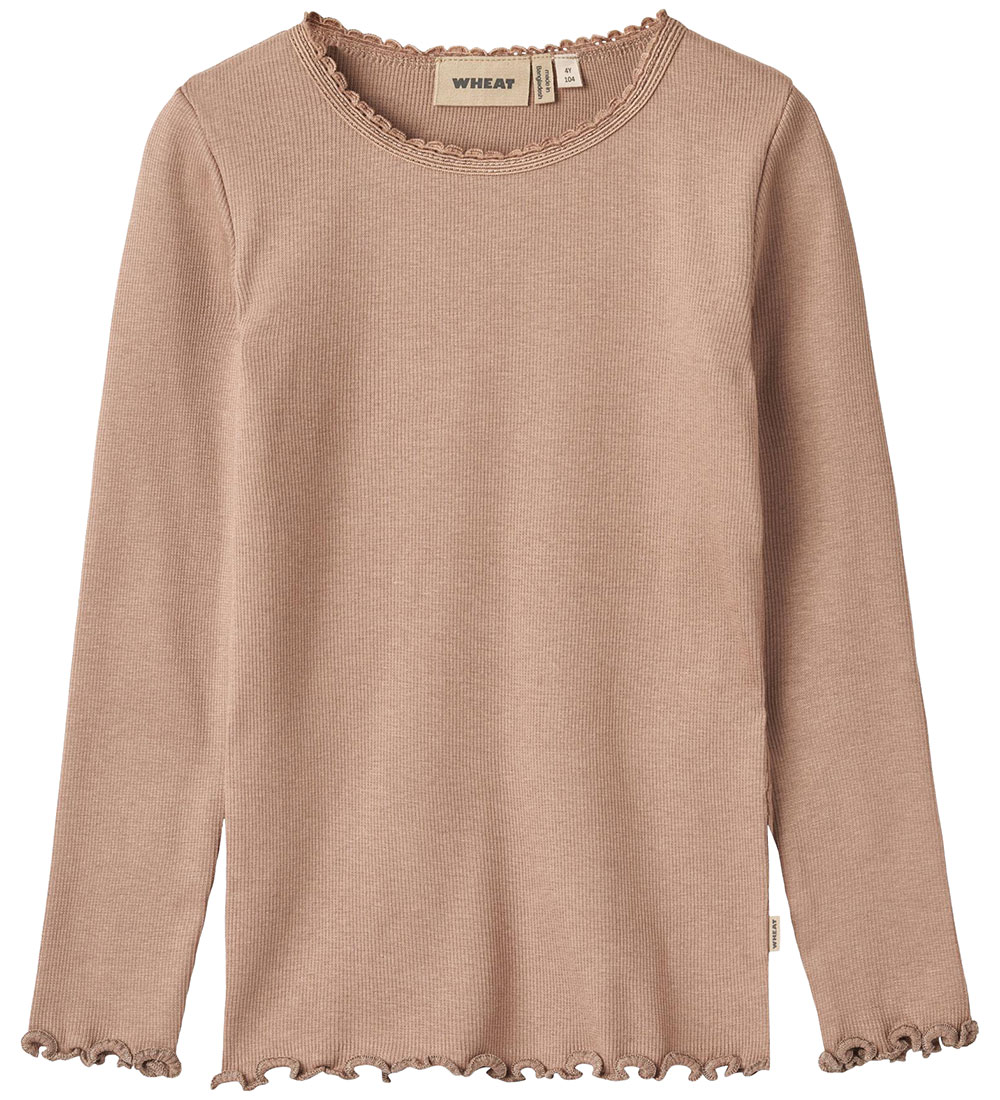 Wheat Blouse - Rib - Reese - Nougat Rose