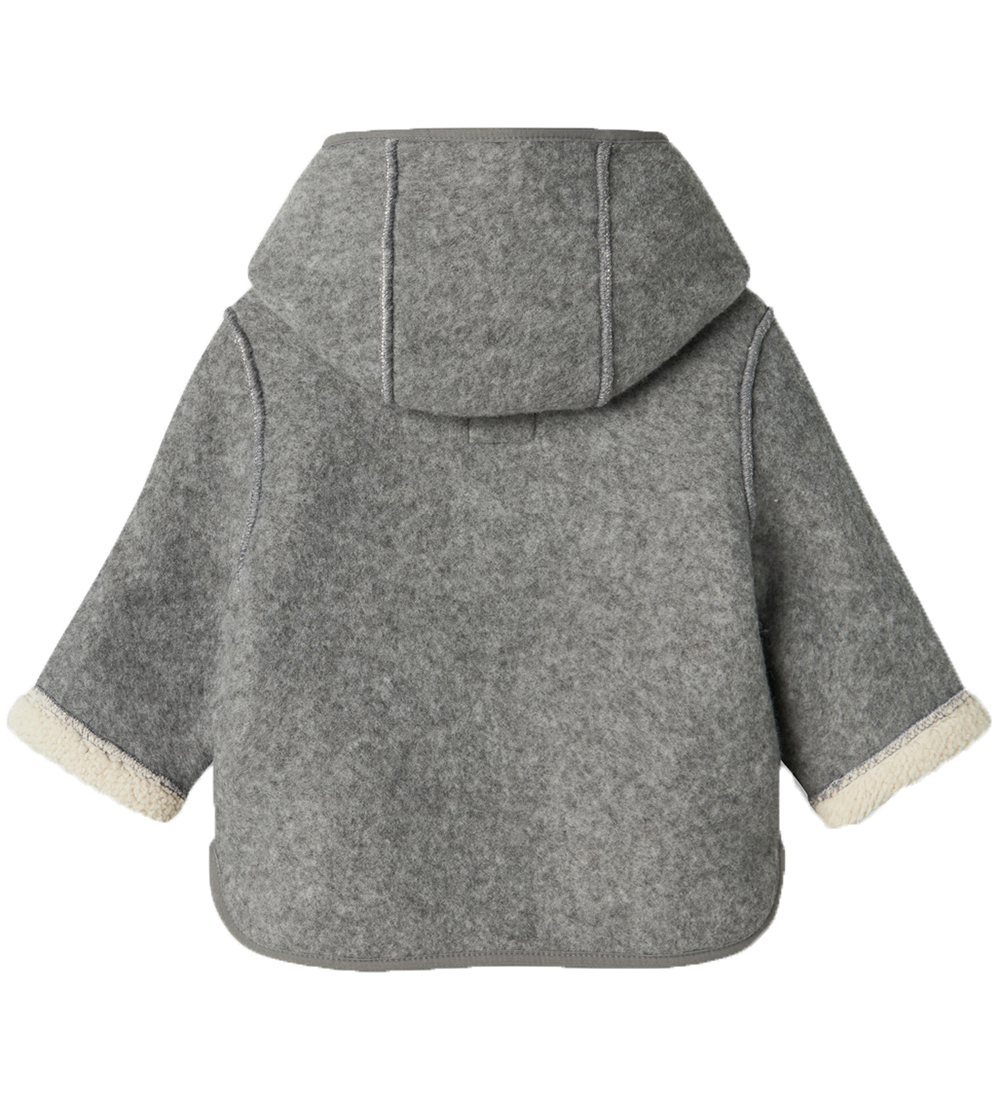 Name It Fleece Jacket - NbnMily - Grey Melange