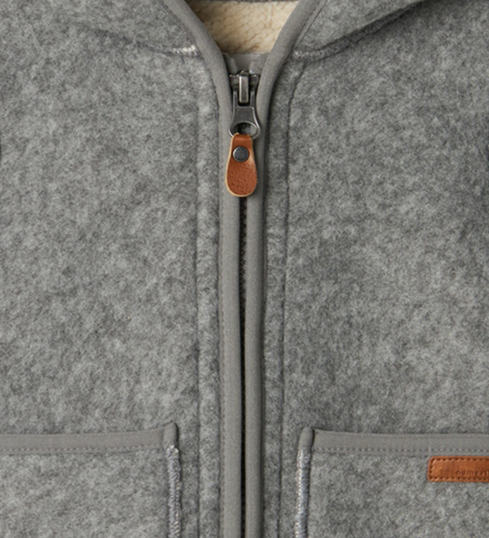 Name It Fleece Jacket - NbnMily - Grey Melange