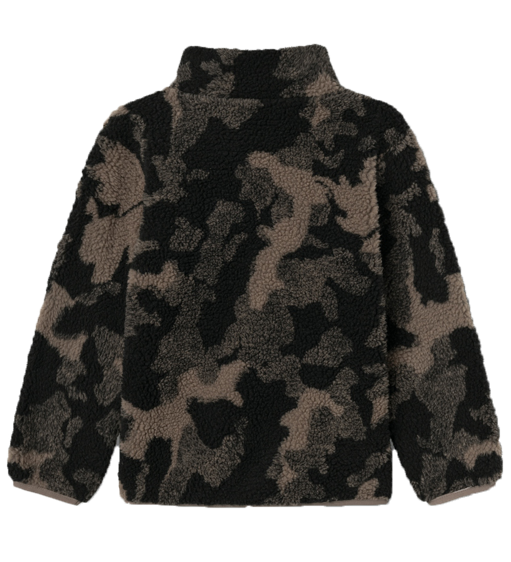 Name It Fleece Jacket - NkmOgule - Black/Leafless Tree