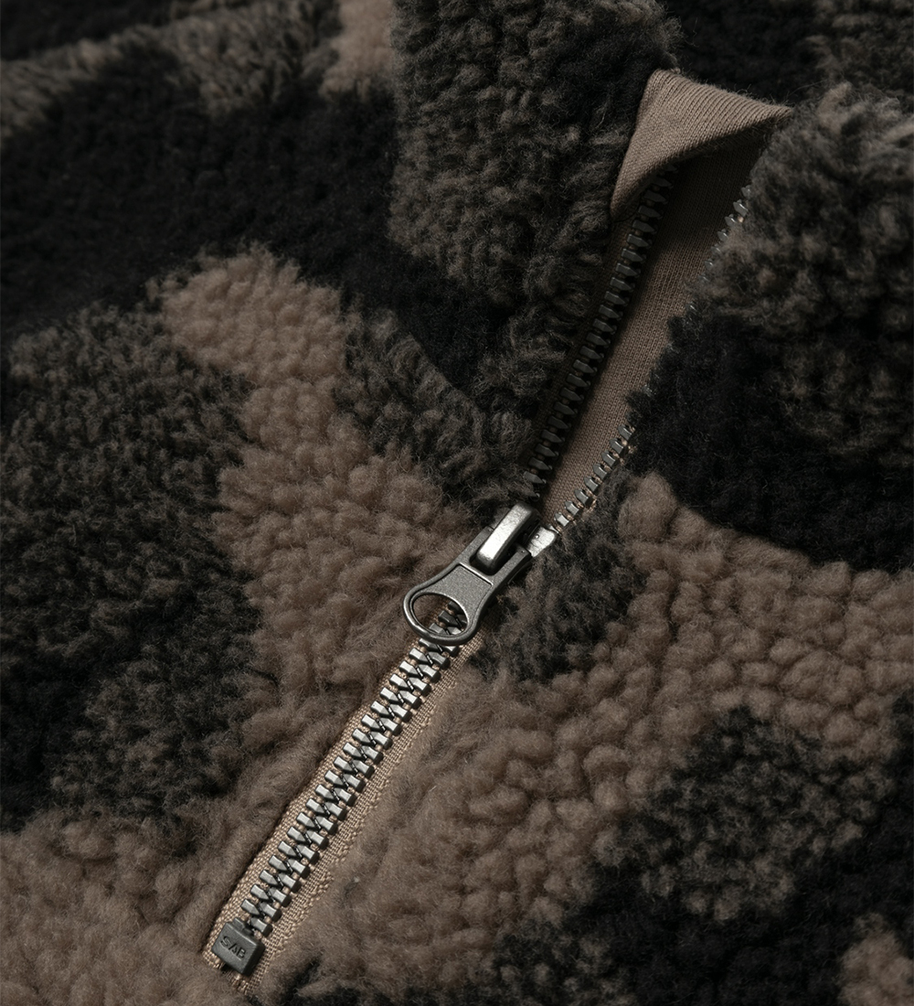 Name It Fleece Jacket - NkmOgule - Black/Leafless Tree