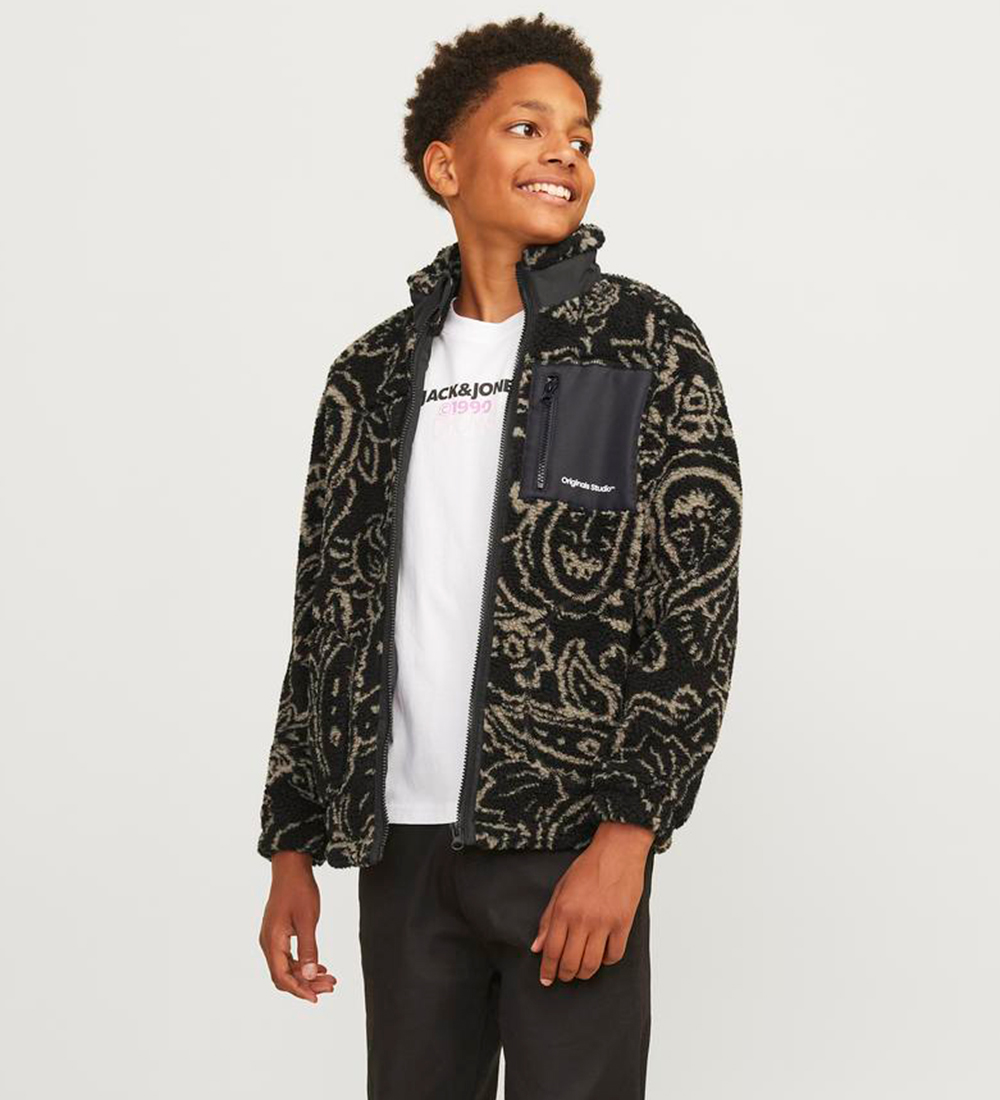 Jack & Jones Fleecejacka - JorVesterbro - Tap Shoe/Jacquard