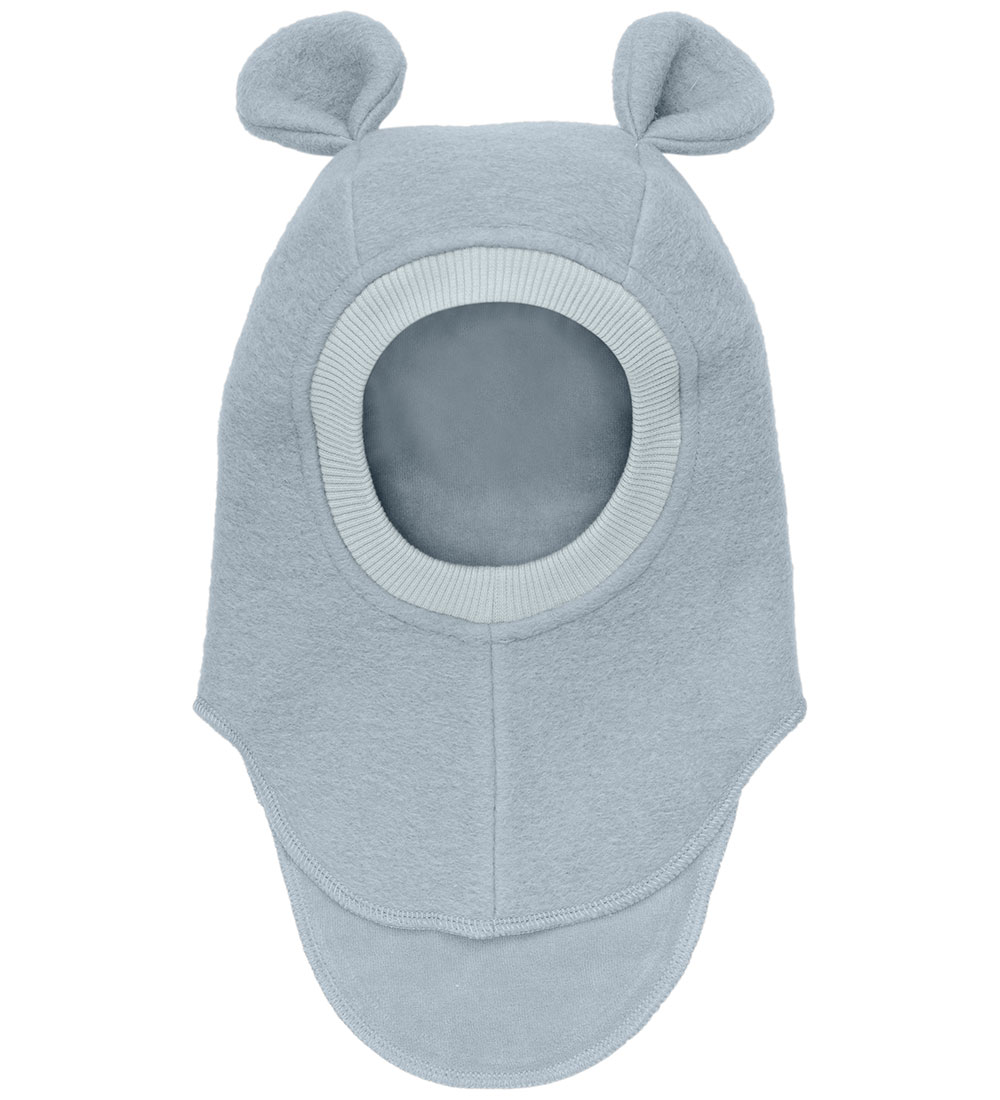 Huttelihut Balaclava - Wool - 2-layer - Quarry w. Ears
