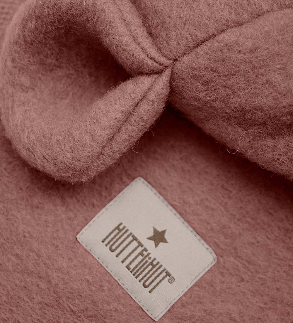 Huttelihut Balaclava - Wool - 2-layer - Withered Rose w. Ears