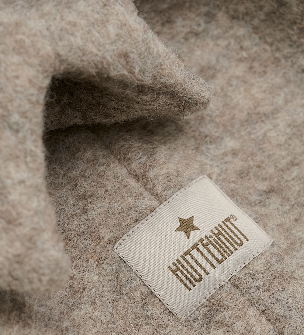 Huttelihut Balaclava - Wool - 2-layer - Camel Melange