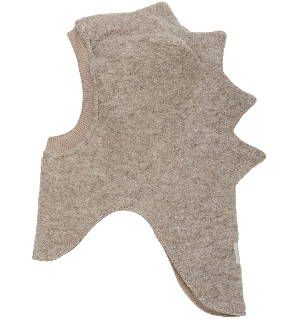 Huttelihut Balaclava - Wool - 2-layer - Camel Melange