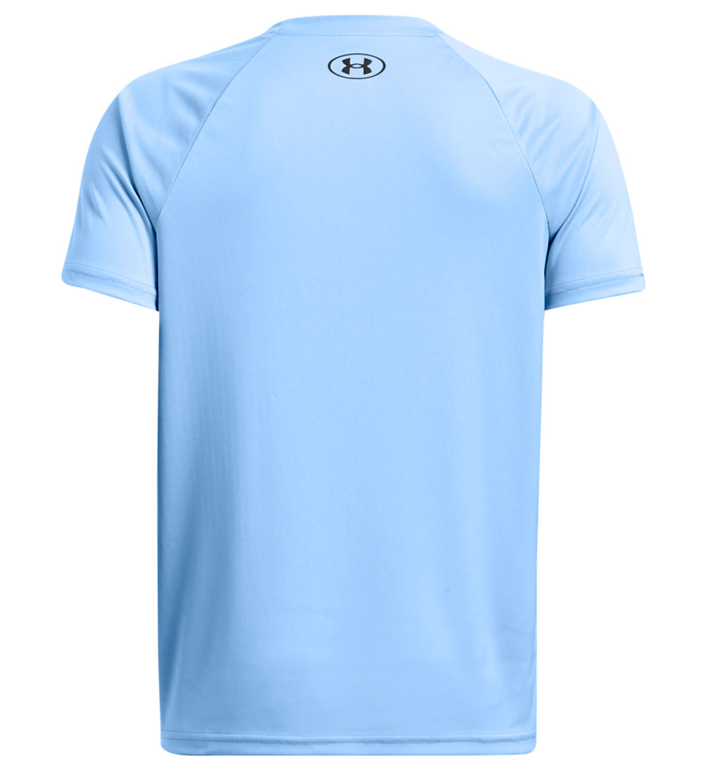 Under Armour T-shirt - Tech Split Wordmark - Horizon Blue