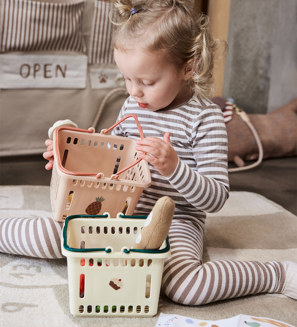 OYOY Basket - Yummy+ Shopping Basket - Coral