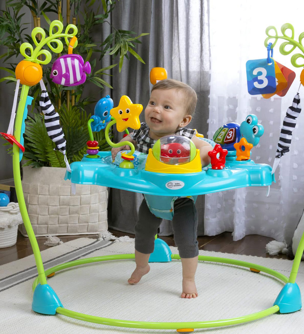 Baby Einstein Jumping Toys And Activity Table - 2-in-1 - Curiosi