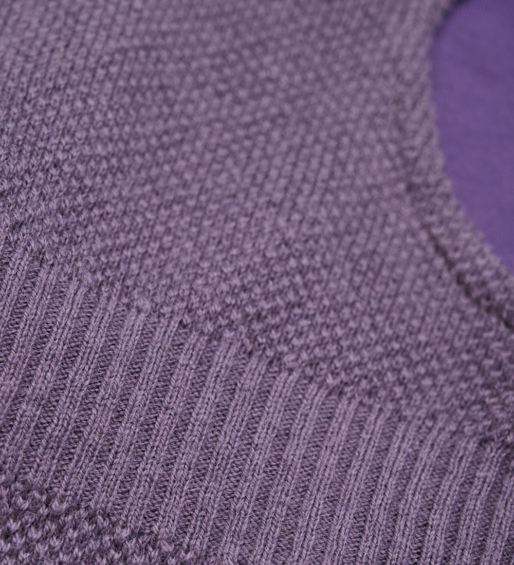 Minymo Lambhúshetta - Ull/Bómull - 2-laga - Purple Sage