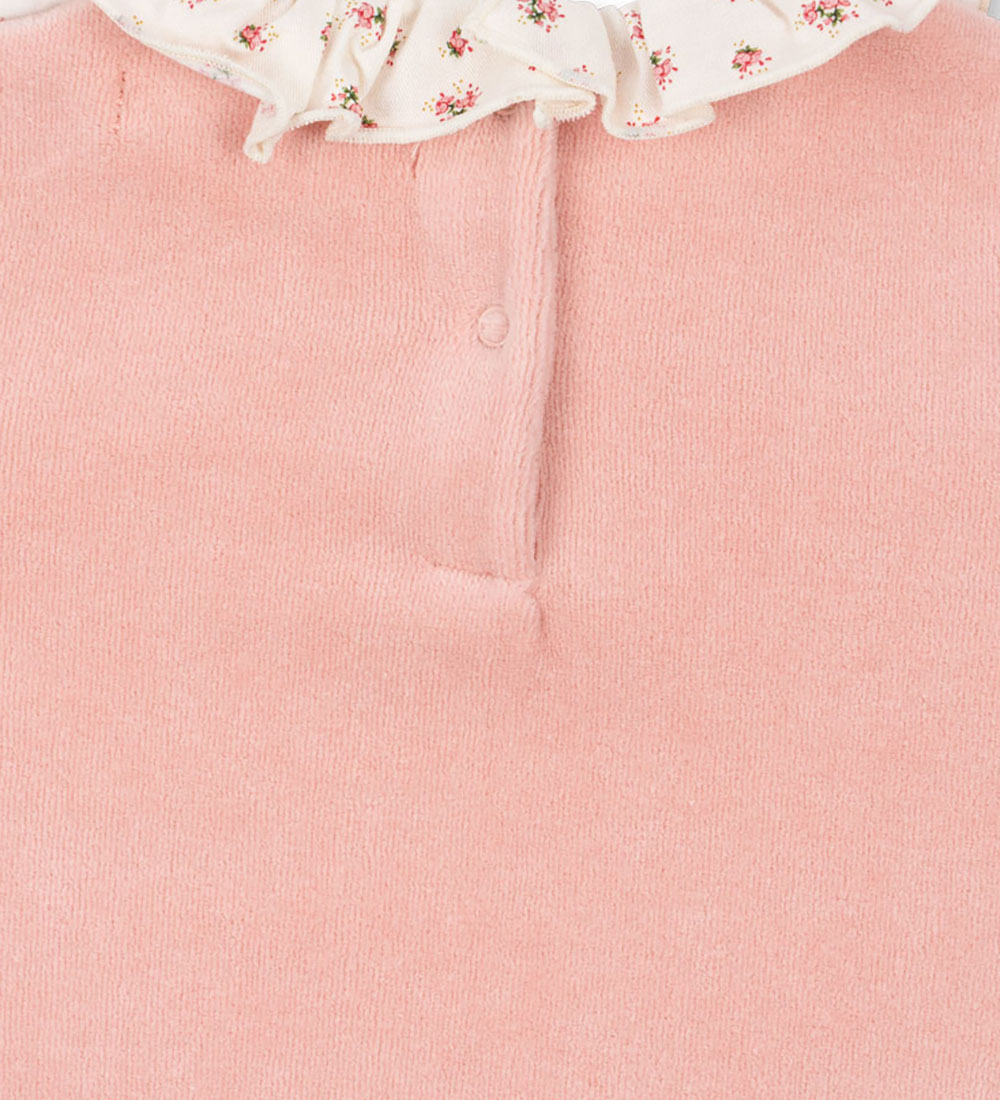 Konges Sløjd Onesie - Miffa Frill - Velour - Mellow Rose