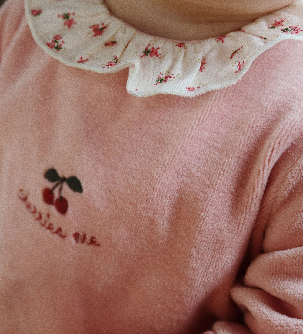 Konges Sløjd Onesie - Miffa Frill - Velour - Mellow Rose