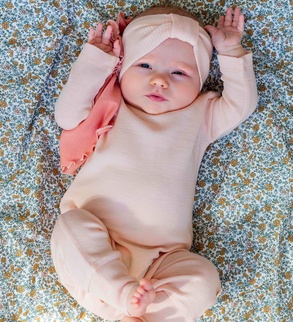 Minimalisma Headband - Alba - Rib - Wool - Pale Blush