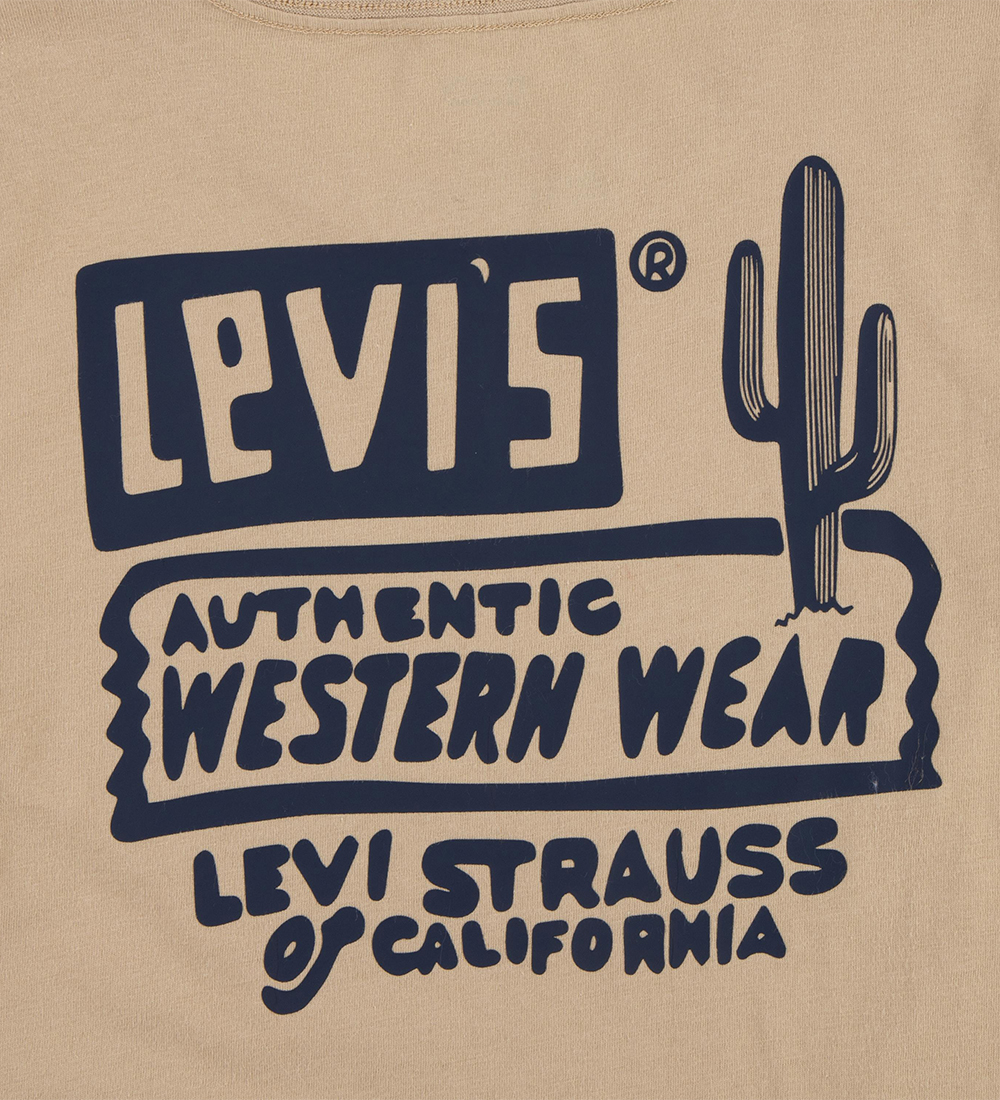 Levis T-shirt - Safari w. Navy