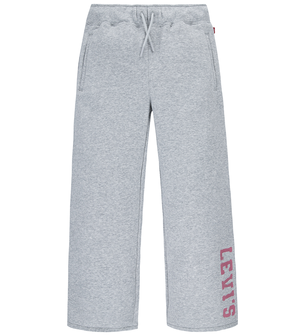 Levis Joggingbroek - Wijde pijpen - Grijs Gevlekt m. Rood