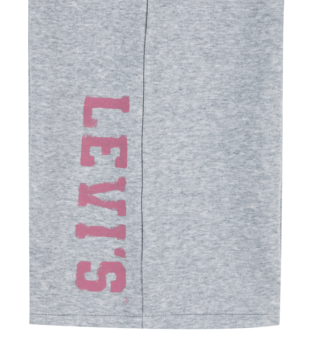 Levis Sweatpants - Vida ben - Gråmelerad m. Röd