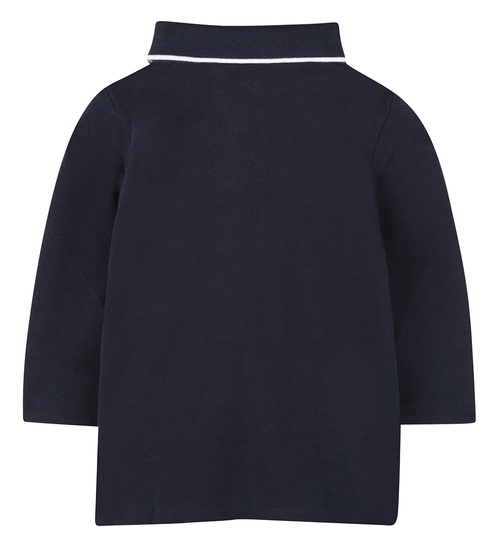 BOSS Polo shirt - Navy w. White