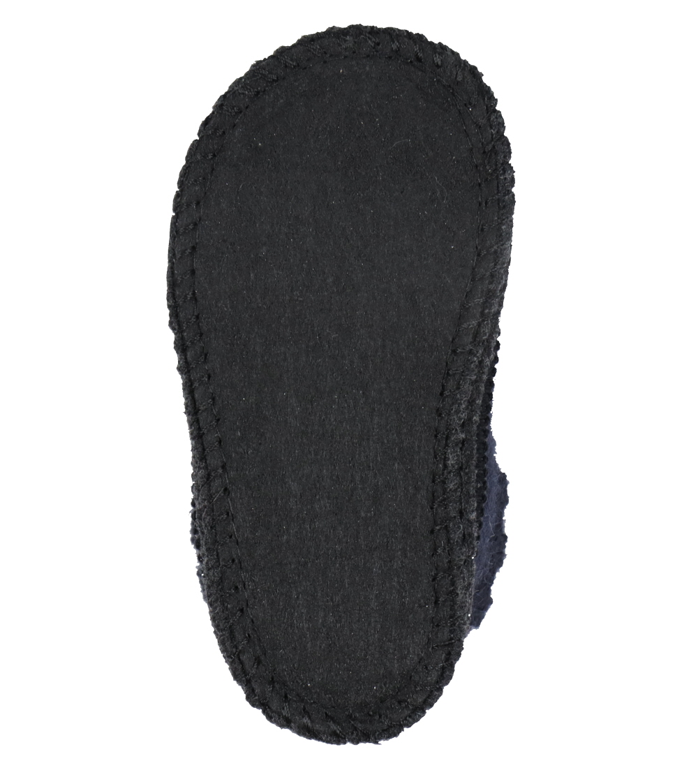 Huttelihut Slippers - Wool - Dark Navy