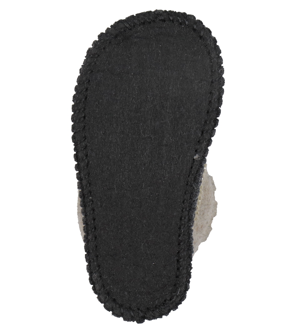 Chaussons Huttelihut - Laine - Camel Mélange
