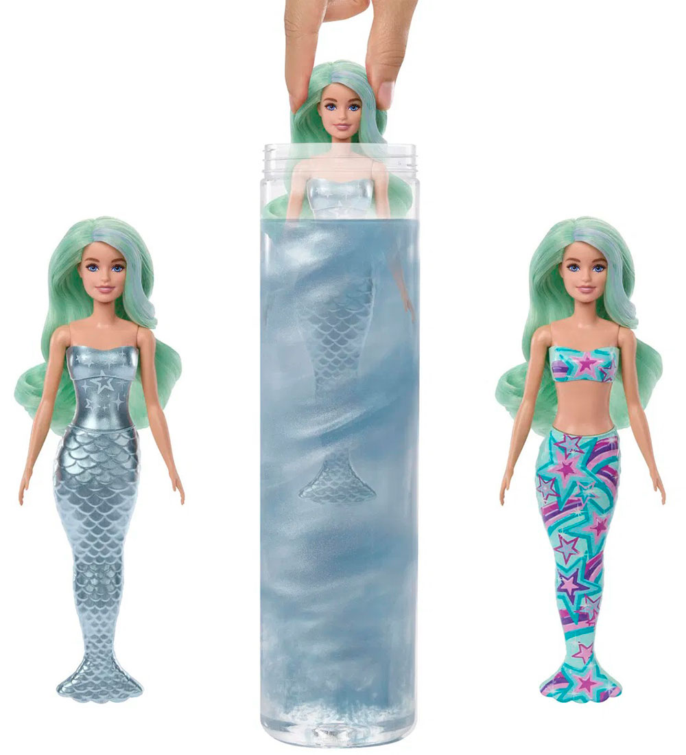 Barbie Doll - 30 cm - Color Reveal Deep Sea Mermaids