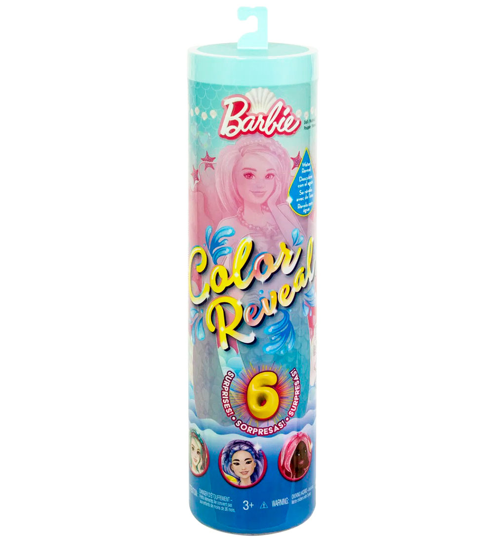 Barbie Doll - 30 cm - Color Reveal Deep Sea Mermaids