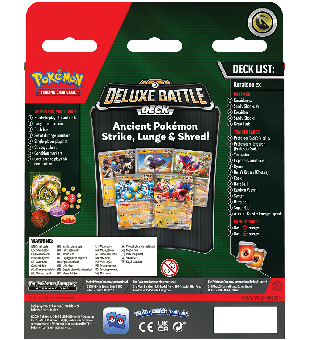Pokémon Trading Card - Deluxe Battle Deck - Koraidon ex