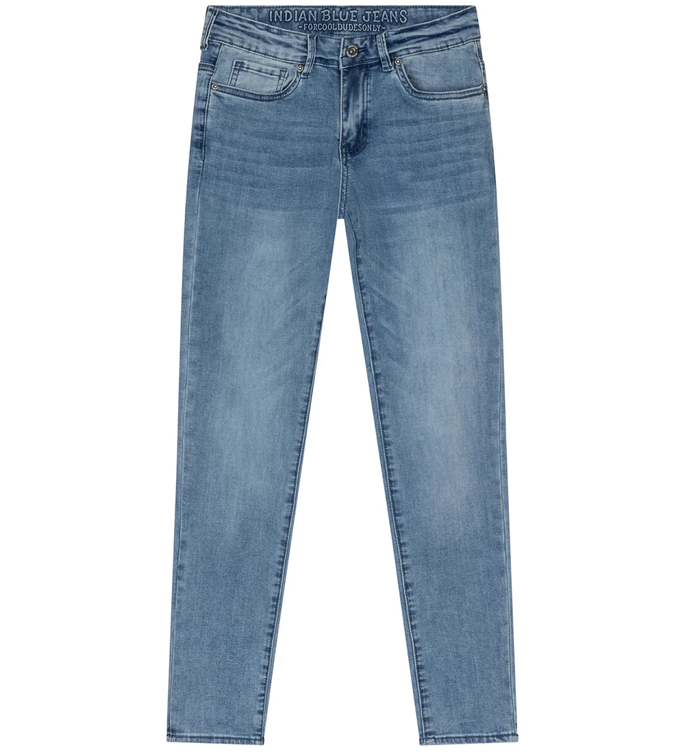 Indian Blue Jeans Jeans - Straight Fit - Used Light Denim