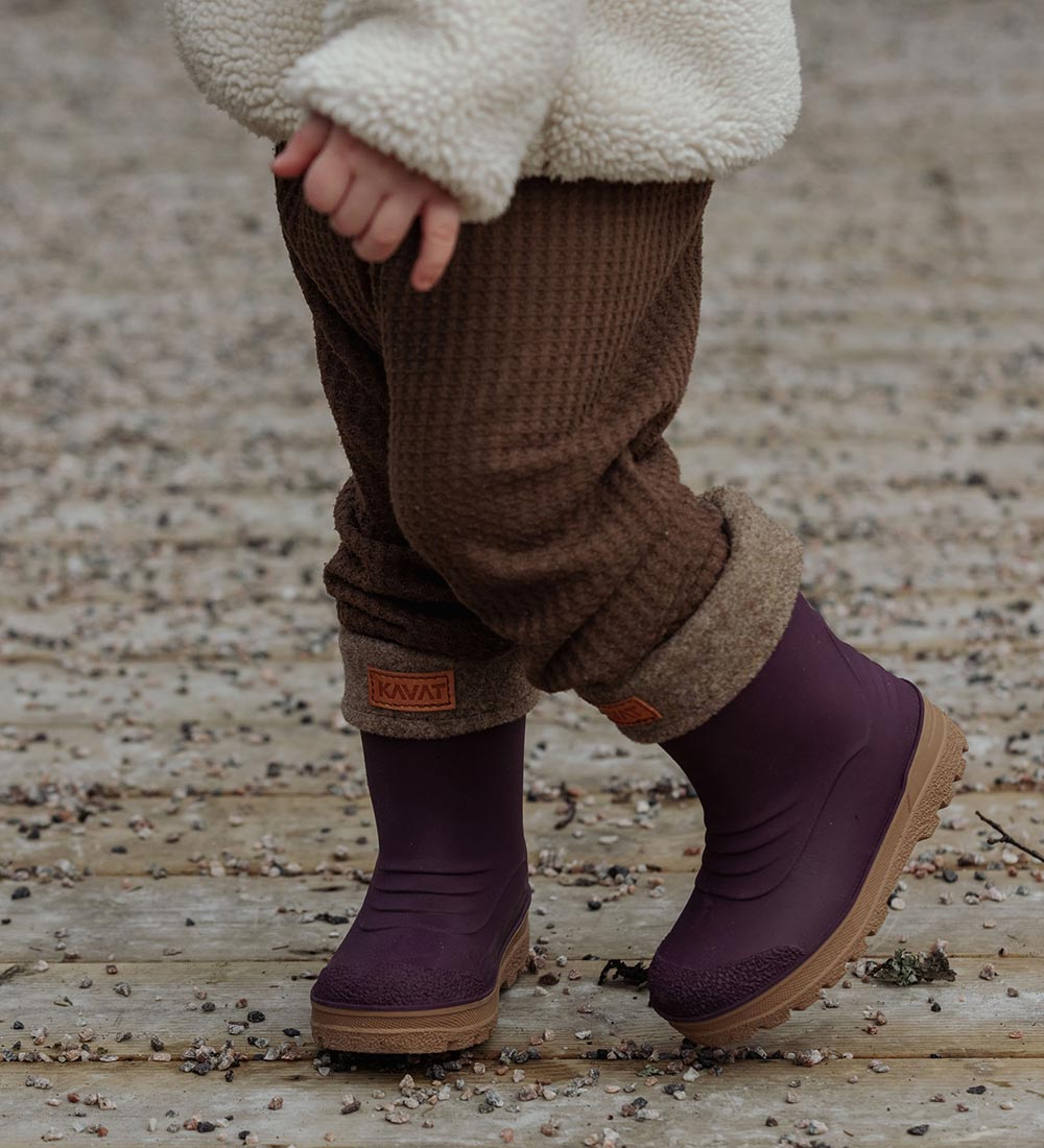 Kavat Rubber Boots w. Lining - Gimo WP - Violet