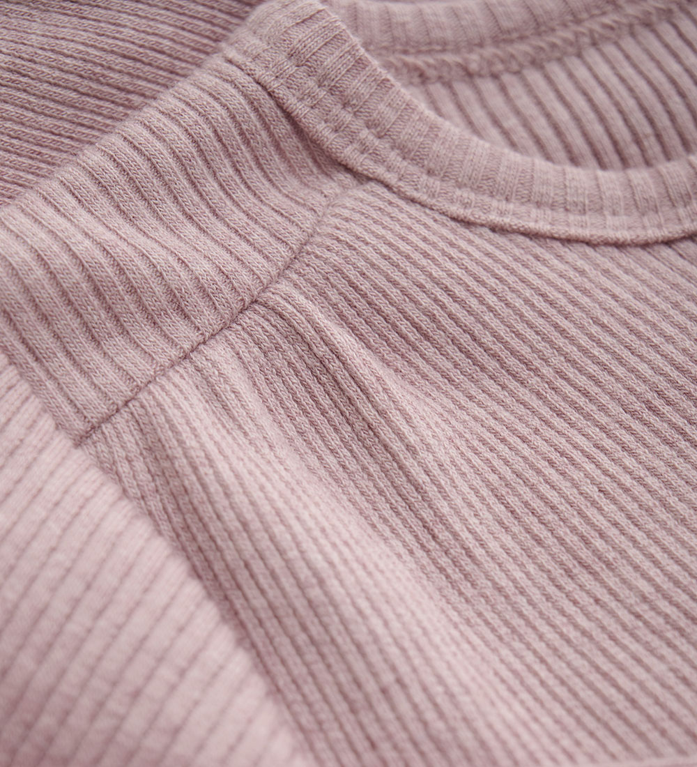 Fixoni Jumpsuit - Rib - Pale Mauve