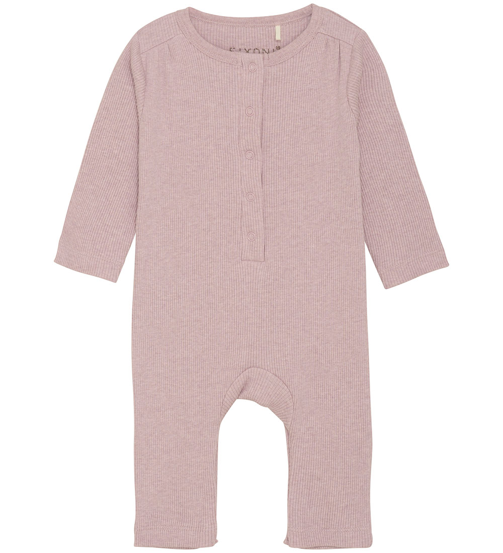 Fixoni Jumpsuit - Rib - Pale Mauve