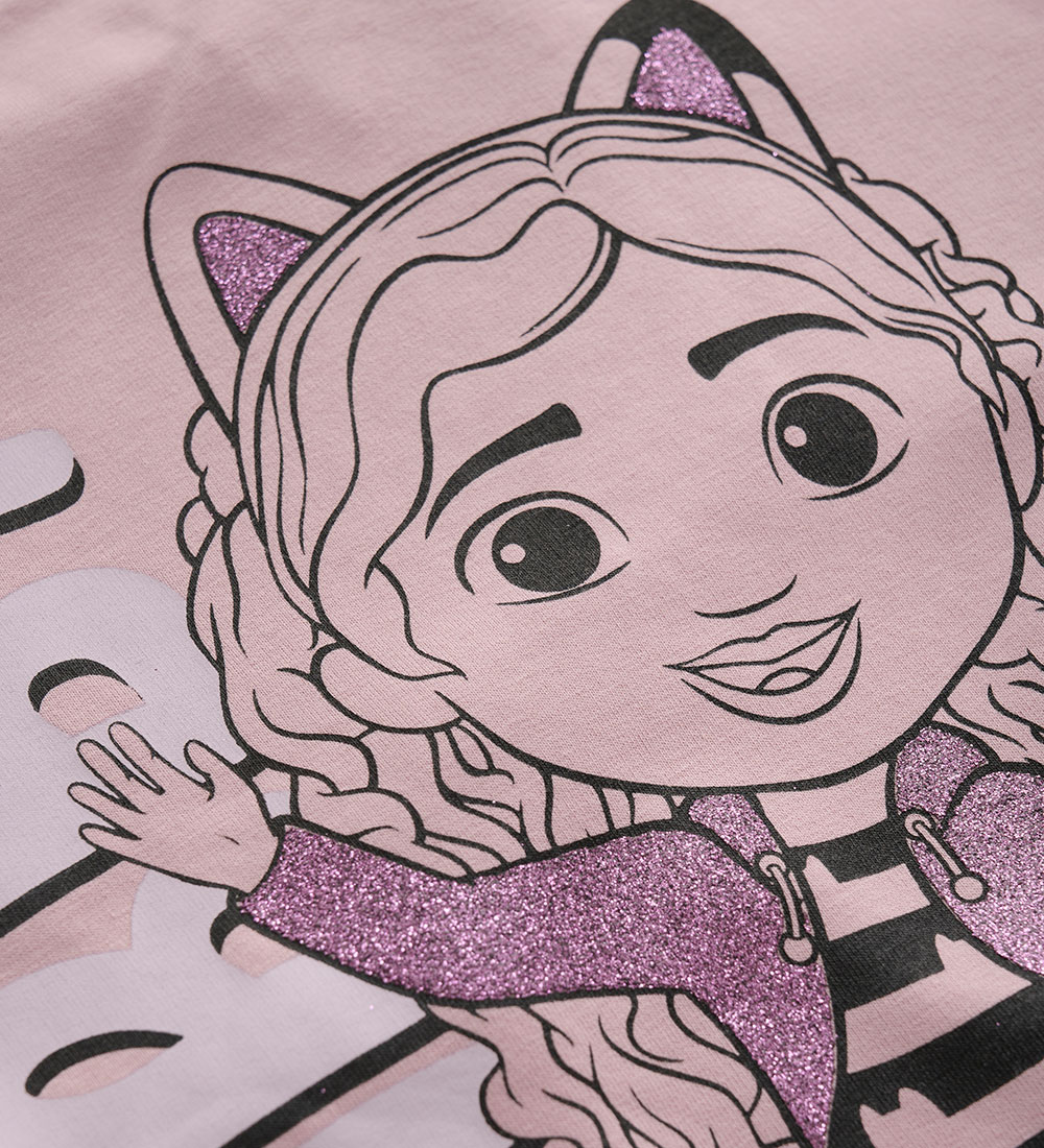 Minymo Sweatkleid - Dawn Pink m. Gabby's Dollhouse