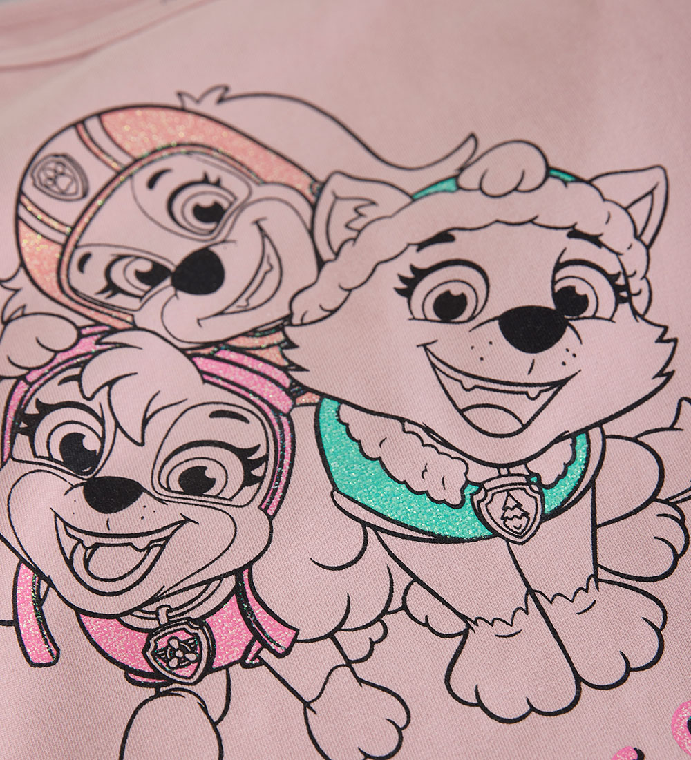 Minymo Blouse - Pale Mauve w. Paw Patrol