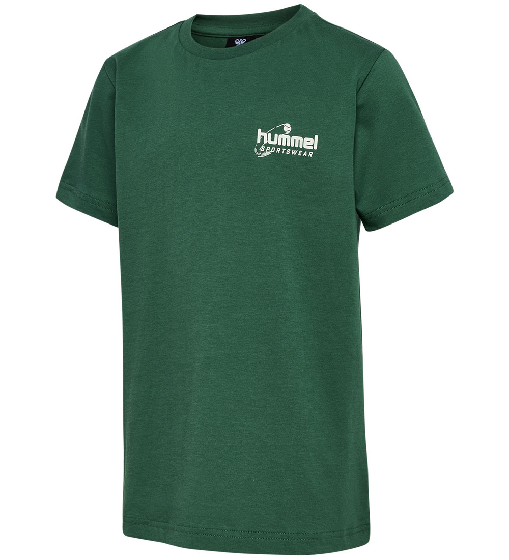 Hummel Stuttermabolur - HmlCua - Dark Green