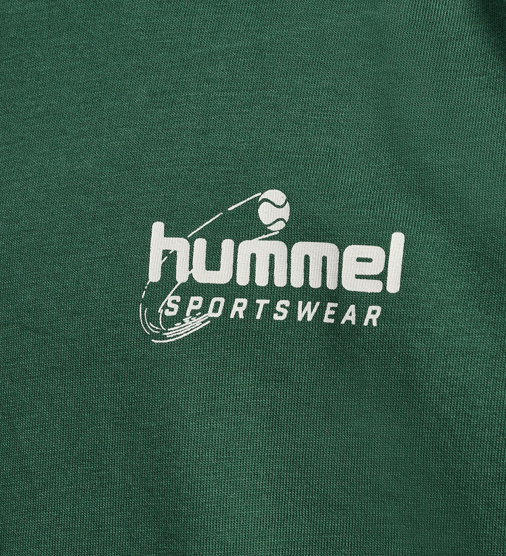 Hummel Stuttermabolur - HmlCua - Dark Green